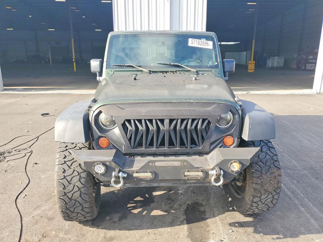 2007 Jeep Wrangler Sahara Green vin: 1J4GB59117L143088