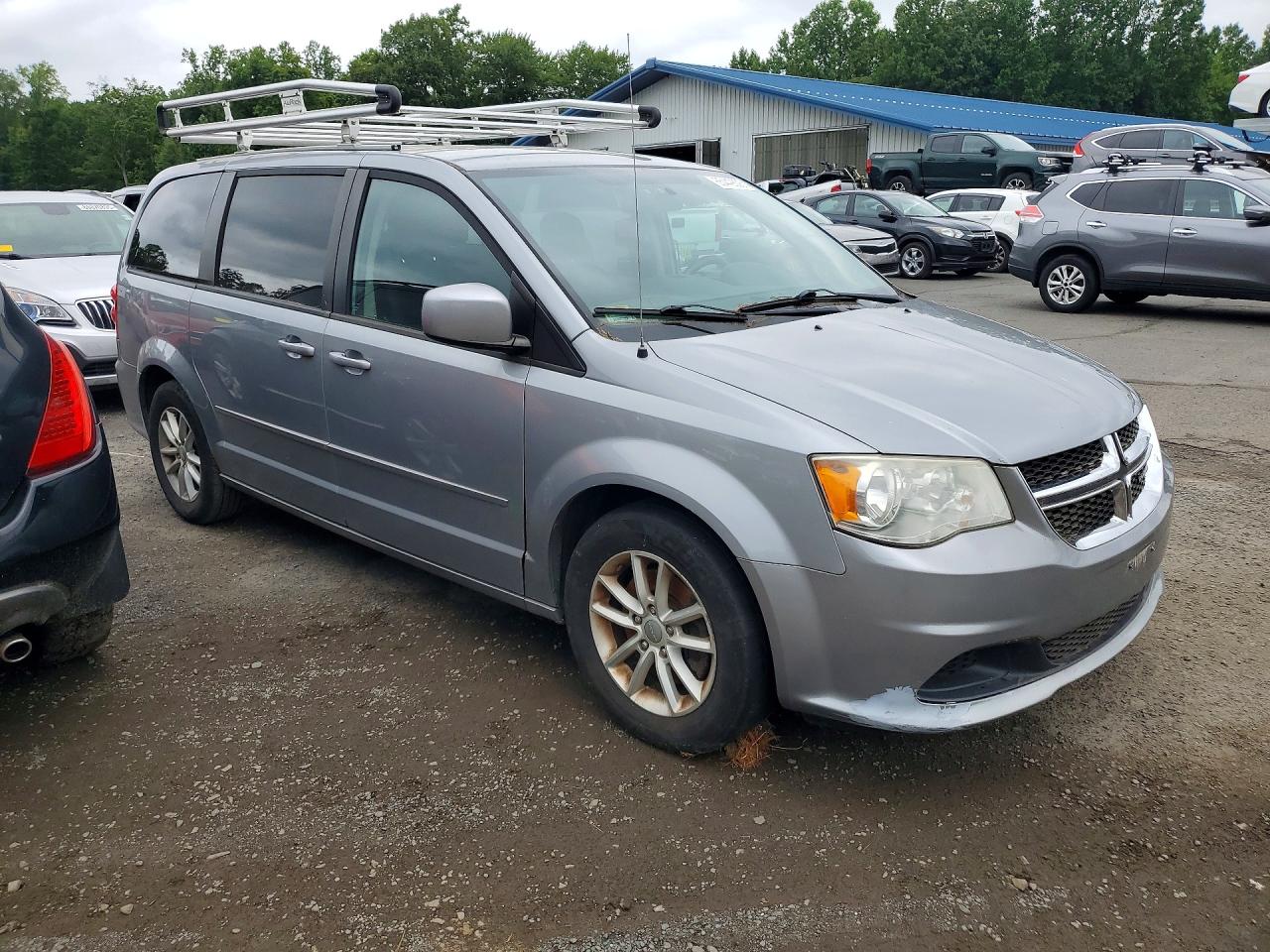 2014 Dodge Grand Caravan Sxt Gray vin: 2C4RDGCG2ER430252
