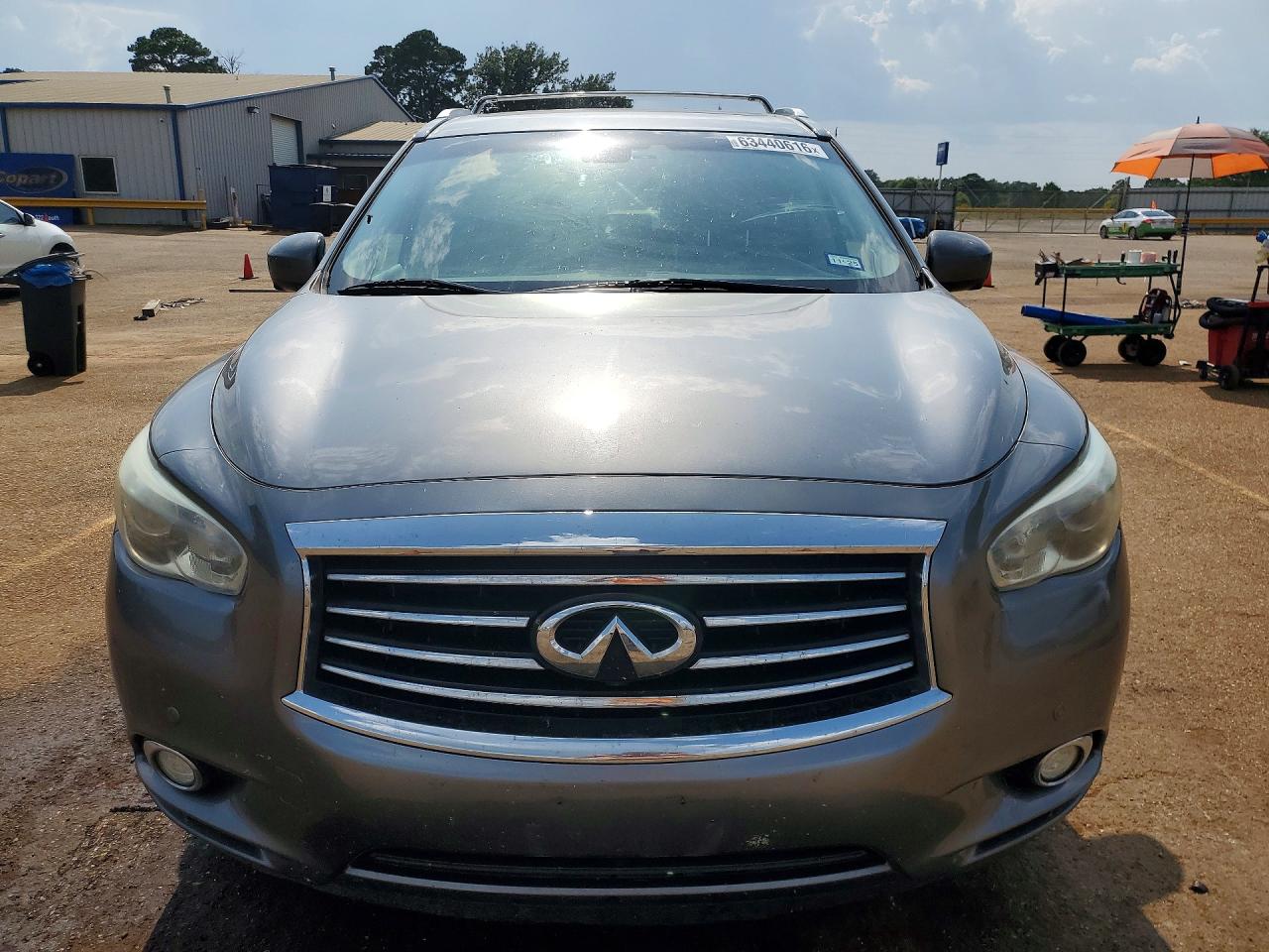 2015 Infiniti Qx60 Base Gray vin: 5N1AL0MM8FC525612
