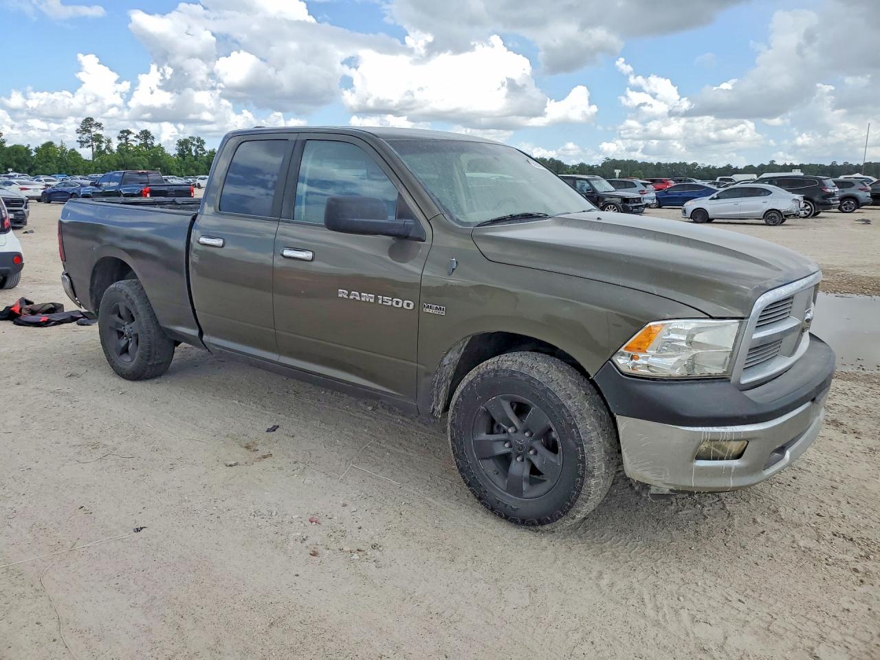 2012 Dodge Ram 1500 Slt Green vin: 1C6RD7GT2CS145805
