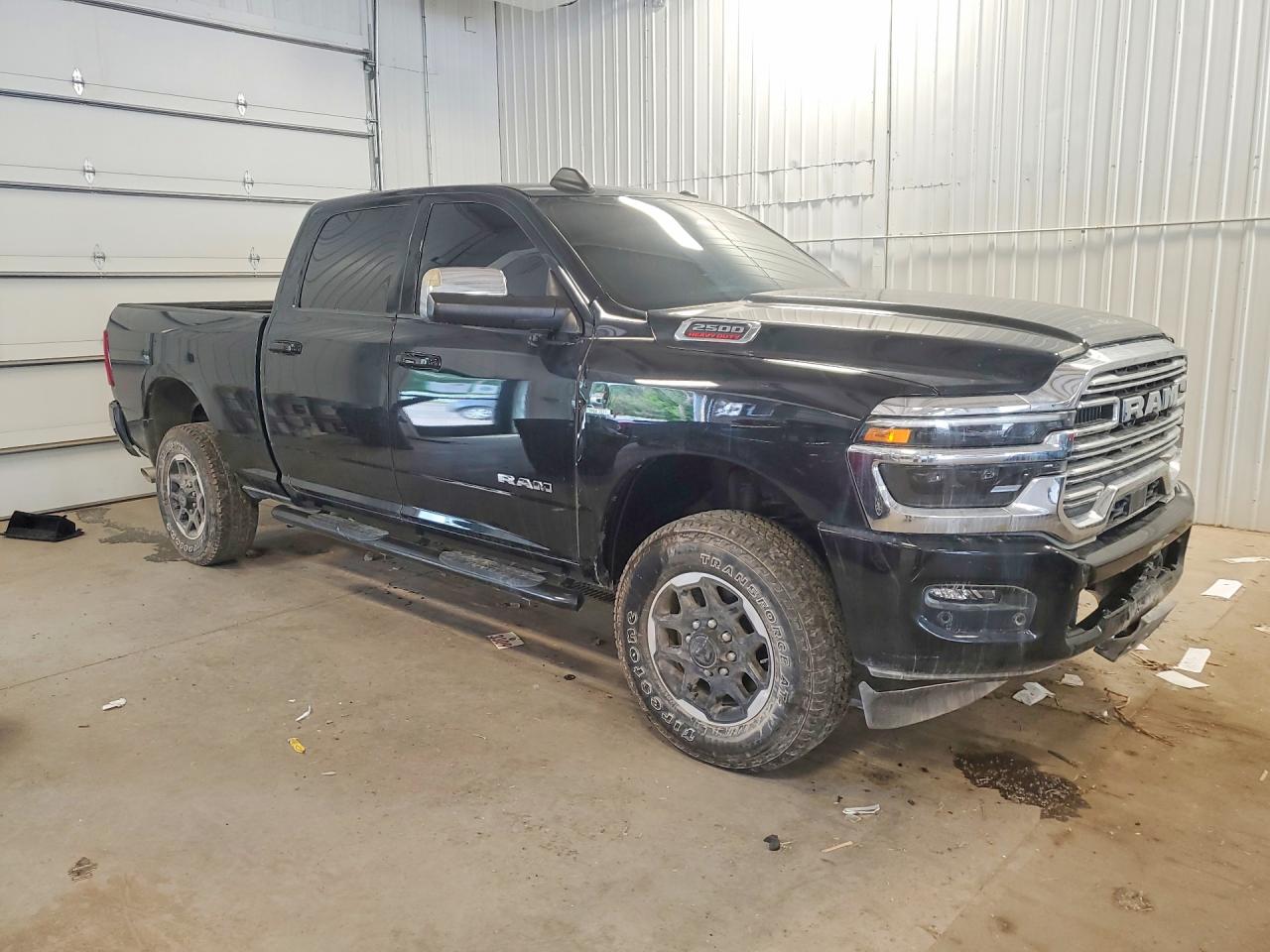 2025 Ram 2500 Laramie Черный vin: 3C6UR5FLXSG530651