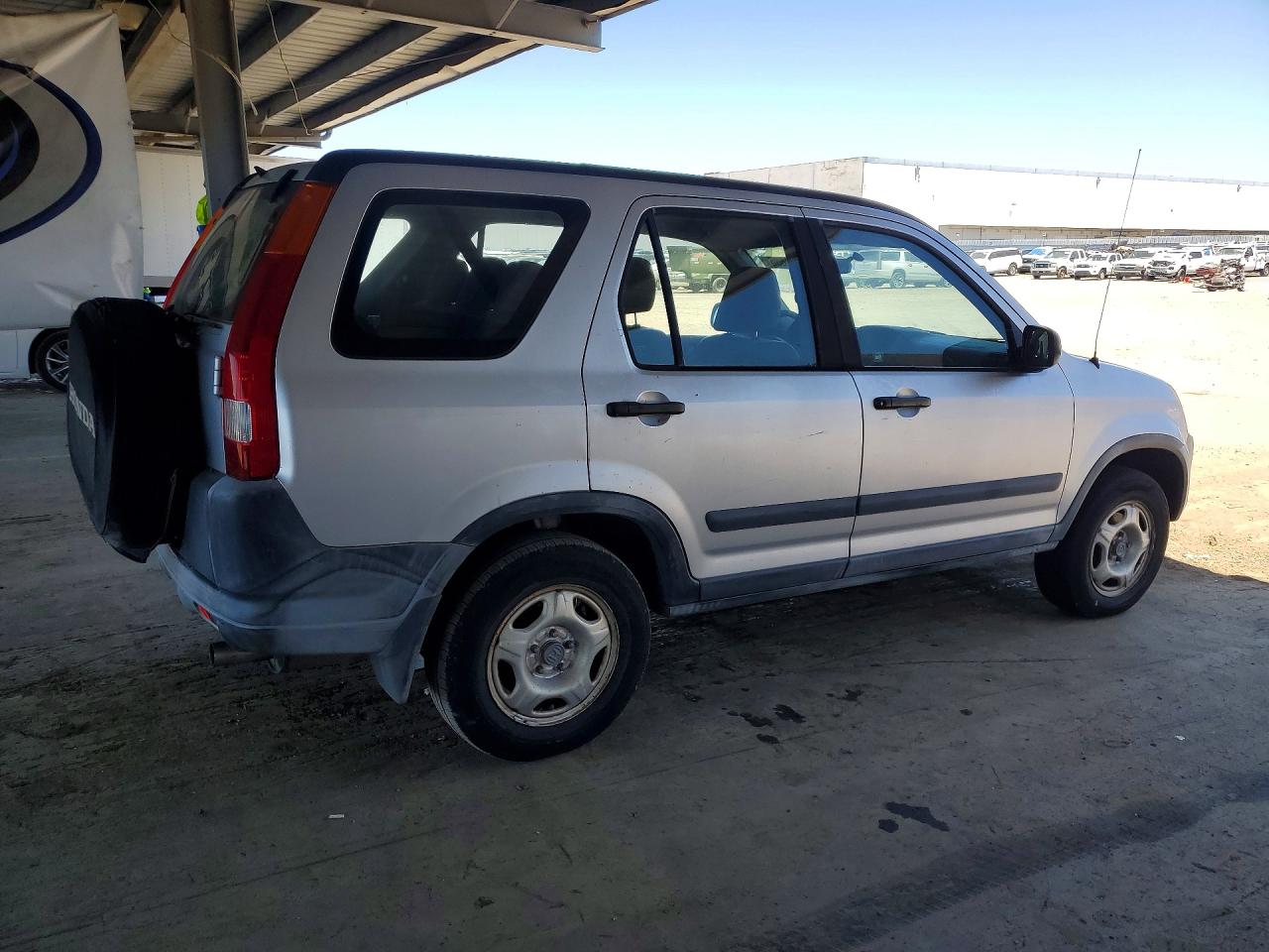2002 Honda Cr-v Lx Silver vin: JHLRD68412C016721