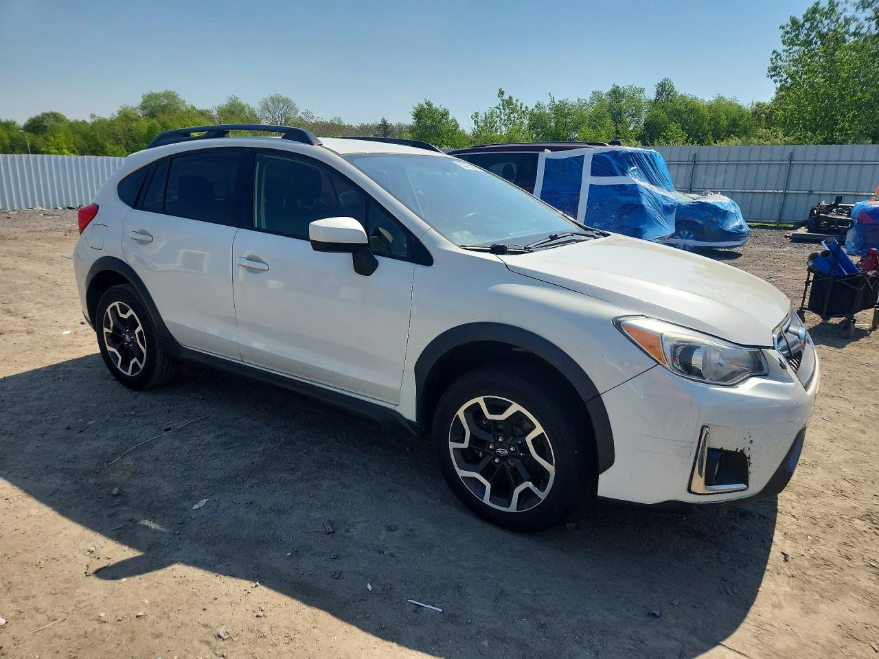 2017 Subaru Crosstrek Premium White vin: JF2GPABC6HH246864