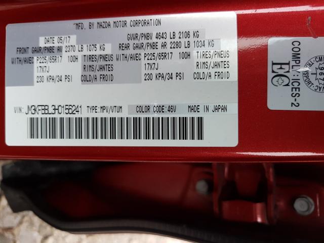 JM3KFBBL3H0156241 — 2017 MAZDA CX-5 History & VIN | AutoHelperBot