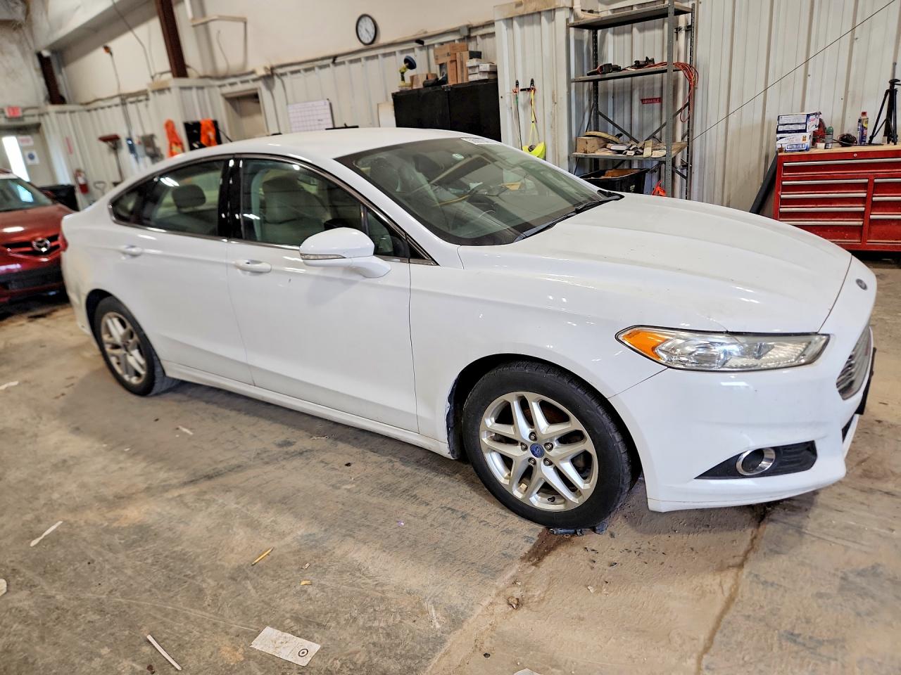 2016 Ford Fusion Se White vin: 1FA6P0HDXG5132327