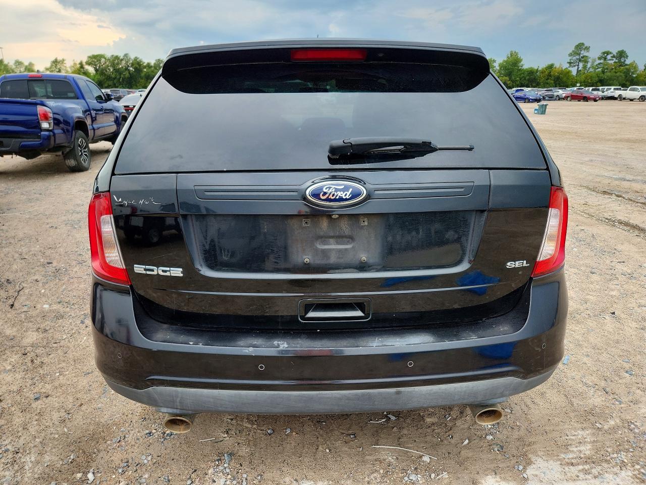2014 Ford Edge Sel Черный vin: 2FMDK3JC5EBB74900