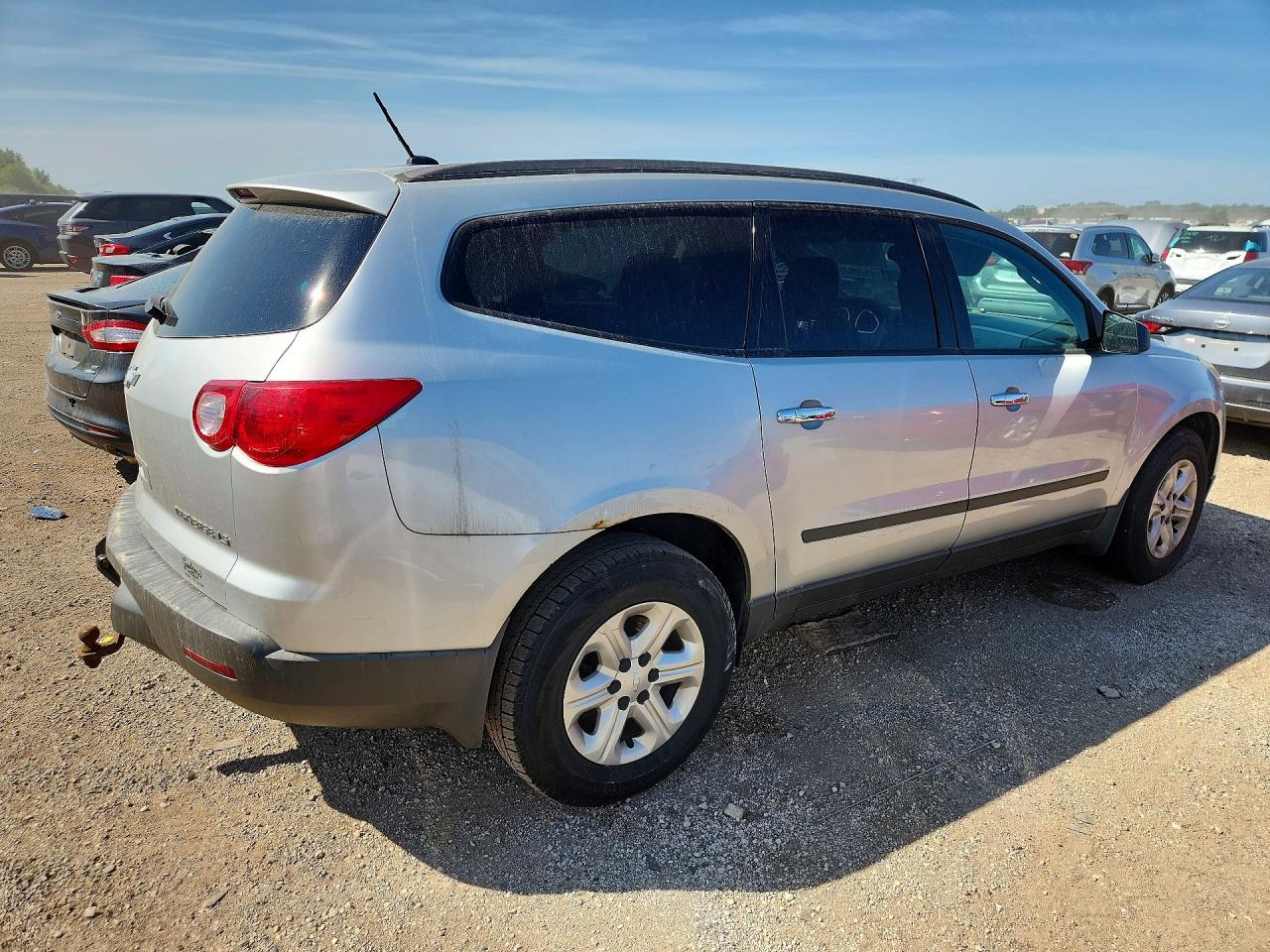 2012 Chevrolet Traverse Ls Gray vin: 1GNKRFEDXCJ418715