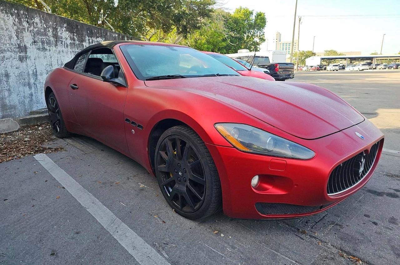 2011 Maserati Granturismo S Red vin: ZAM45KMA3B0057339