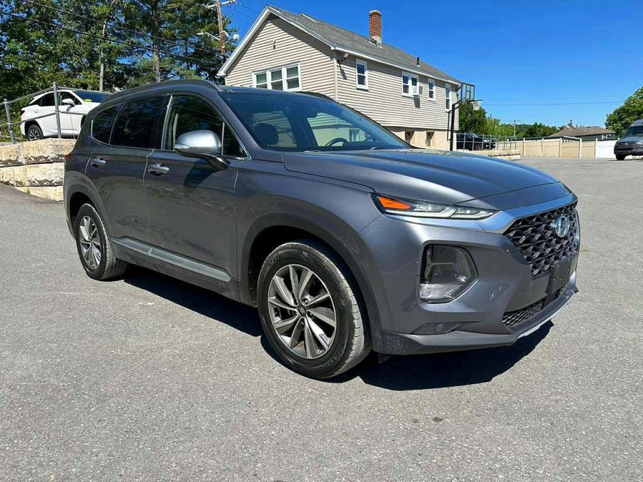 2019 Hyundai Santa Fe Limited 2.4l Серый vin: 5NMS5CAD7KH033089