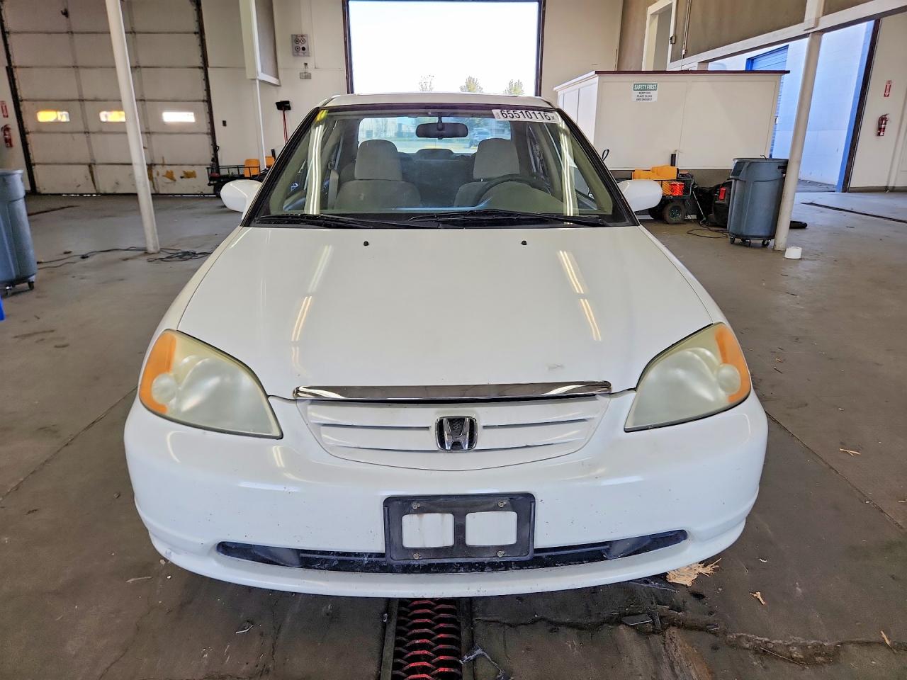 2002 Honda Civic Ex White vin: 2HGES26712H590421