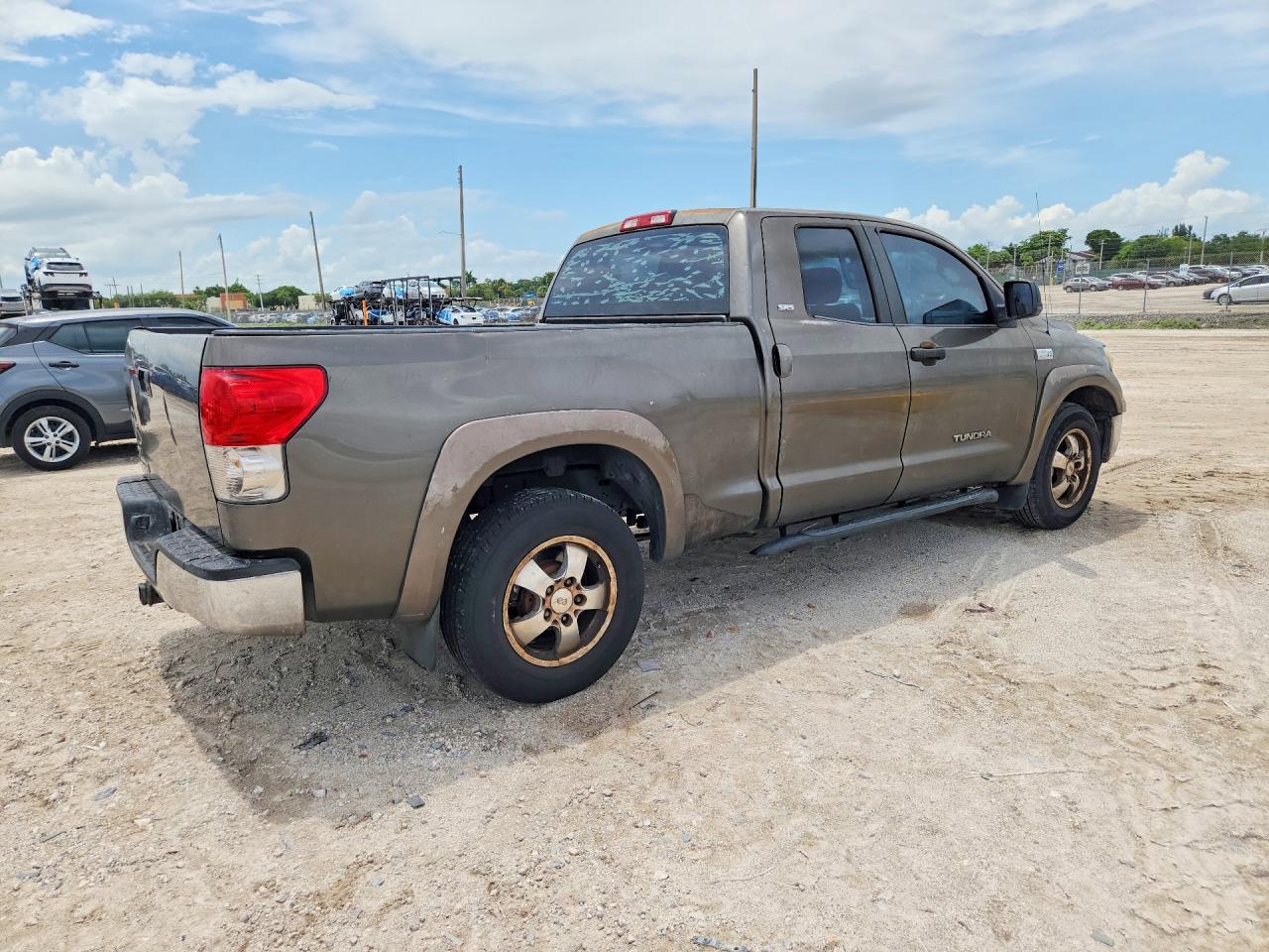 2007 Toyota Tundra Double Cab Sr5 Charcoal vin: 5TBRV54127S451035