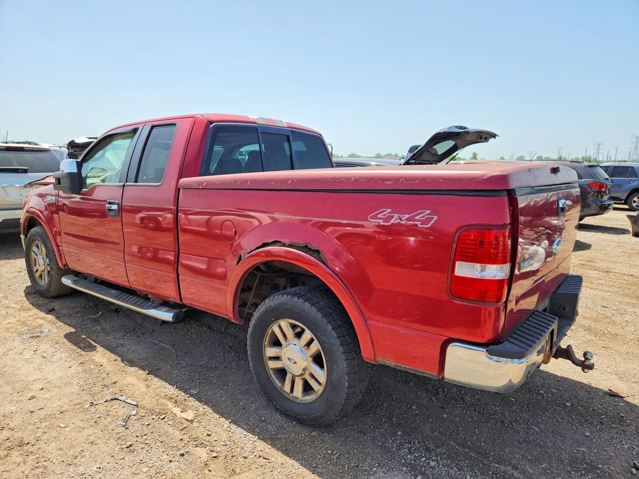 2008 Ford F150 Red vin: 1FTPX14V28FB15066