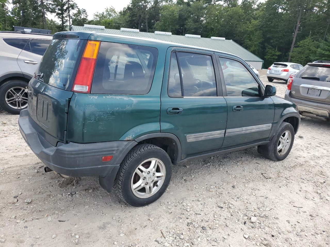 1999 Honda Cr-v Ex Зеленый vin: JHLRD1864XC071479