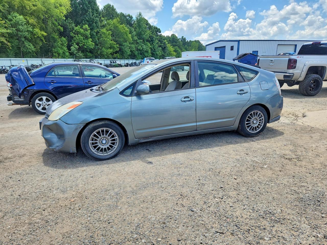 2005 Toyota Prius Base Green vin: JTDKB20U053082836