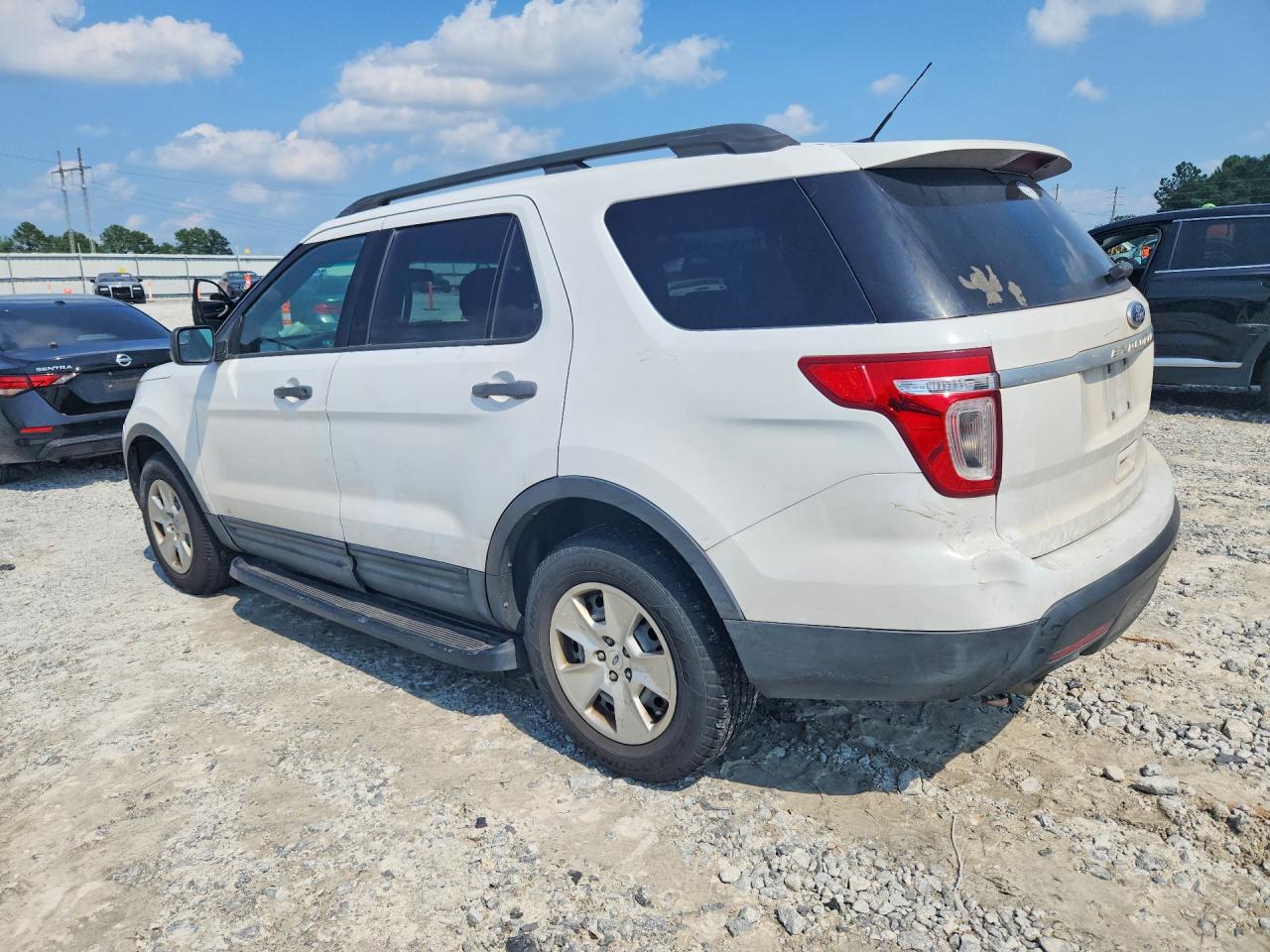 2013 Ford Explorer White vin: 1FM5K8B81DGA98918