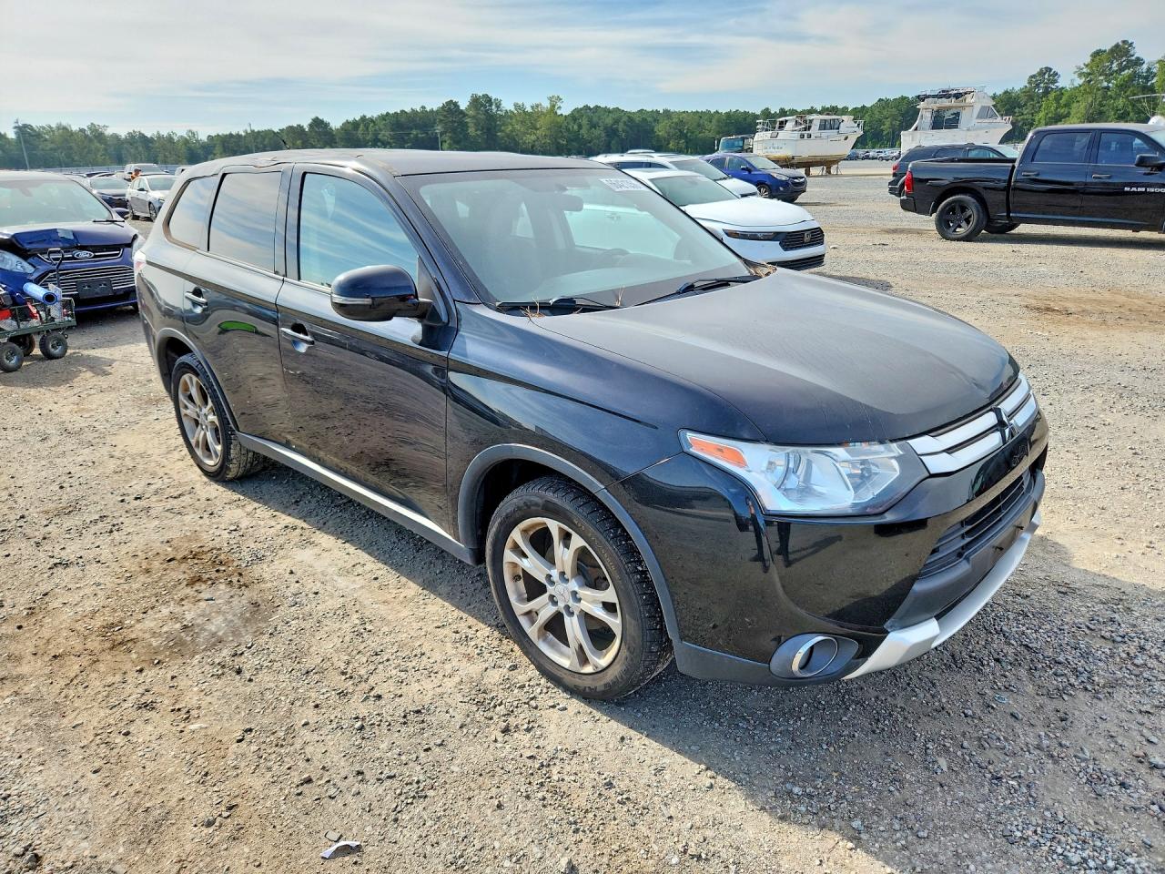 2015 Mitsubishi Outlander Se Black vin: JA4AZ3A33FZ012548