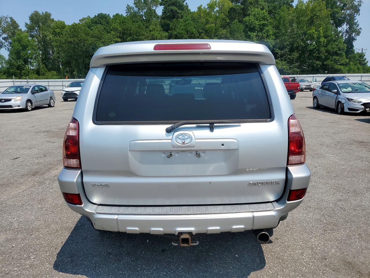 2005 Toyota 4runner Limited Silver vin: JTEBU17R658038246