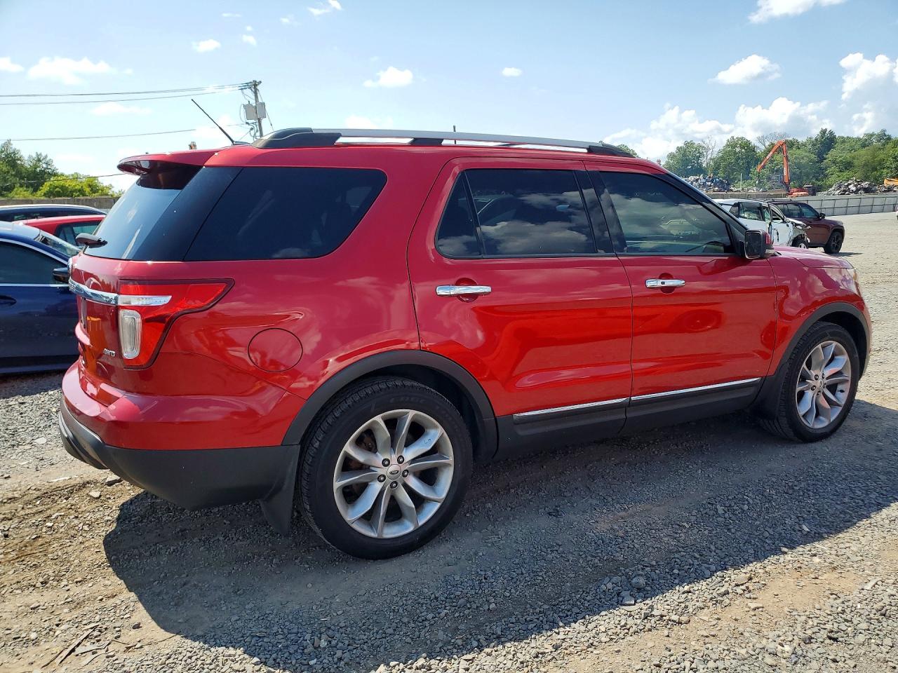 2012 Ford Explorer Limited Red vin: 1FMHK8F81CGA42838
