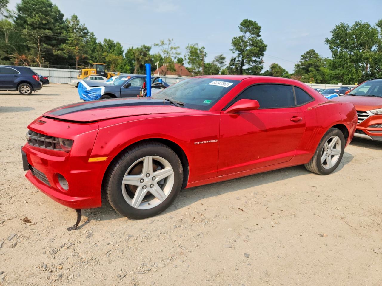 2011 Chevrolet Camaro Lt Red vin: 2G1FF1EDXB9100750