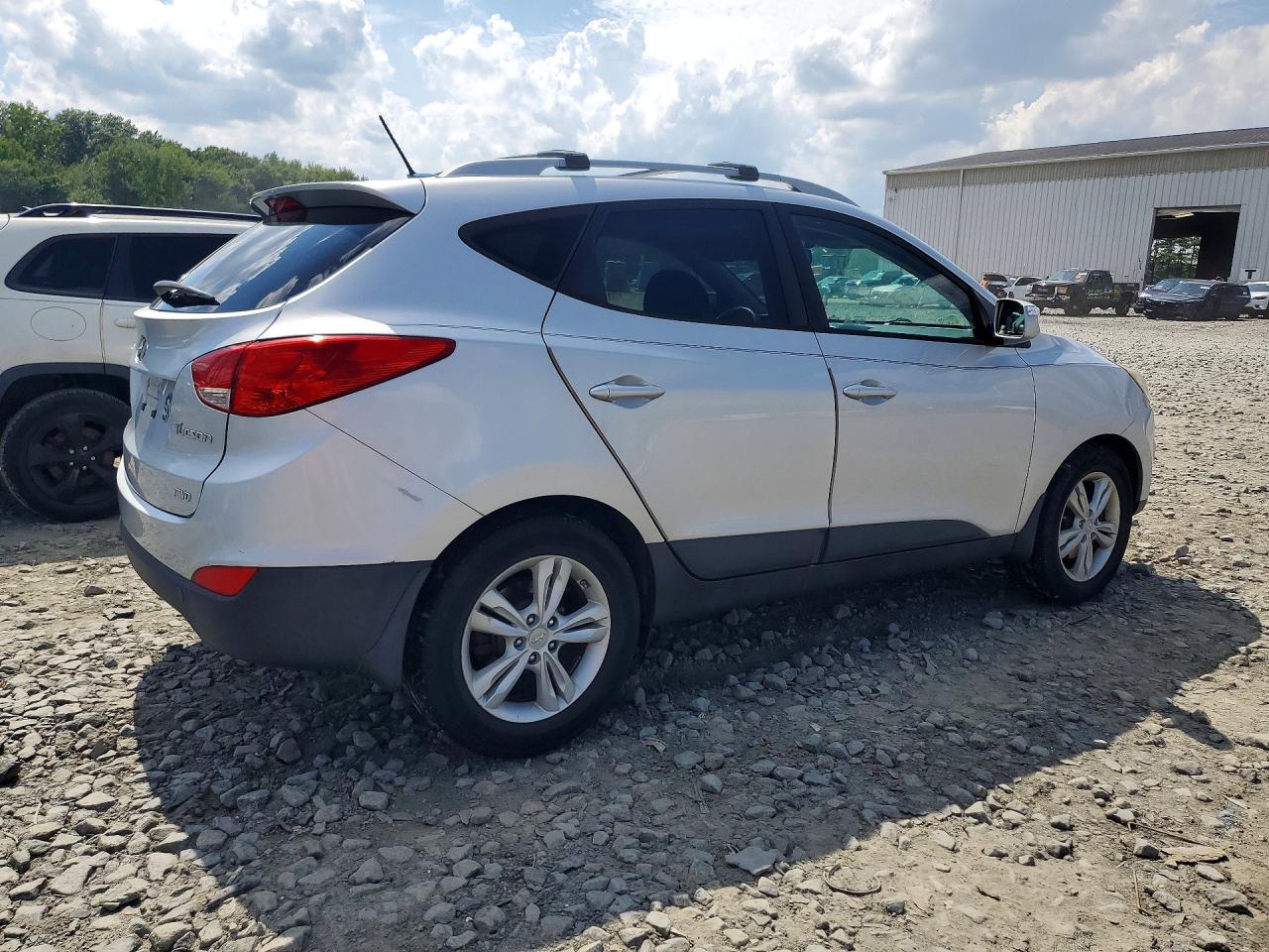 2013 Hyundai Tucson Gls Silver vin: KM8JUCAC8DU593247