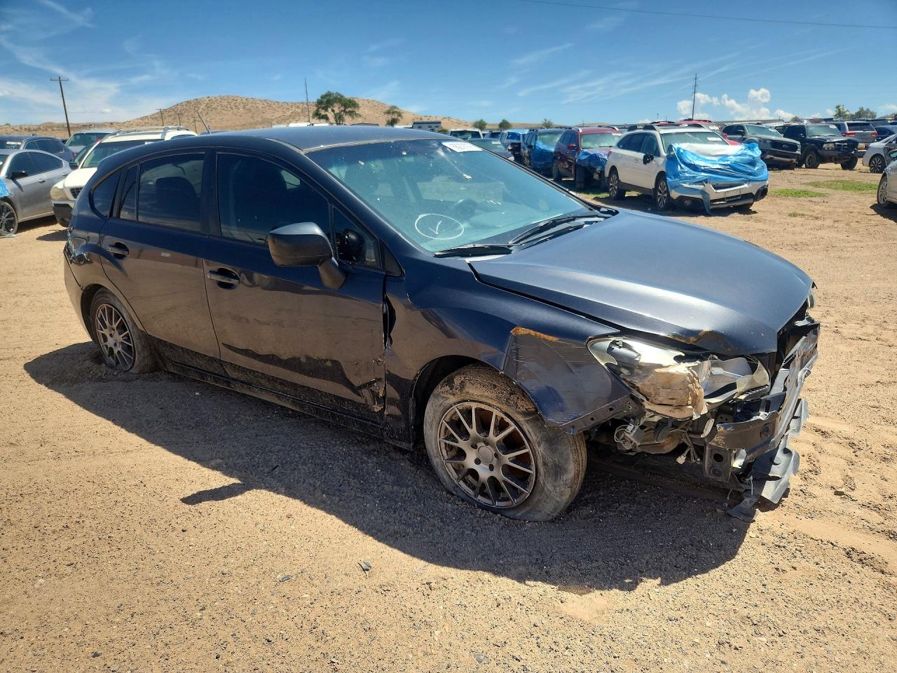 2013 Subaru Impreza Gray vin: JF1GPAA62DH815574