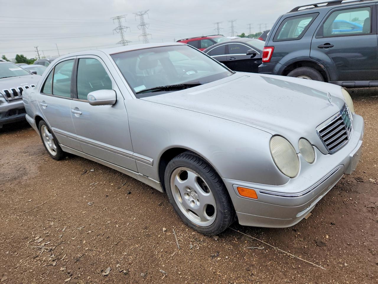 2001 Mercedes-benz E 430 Серебряный vin: WDBJF83J61X053203