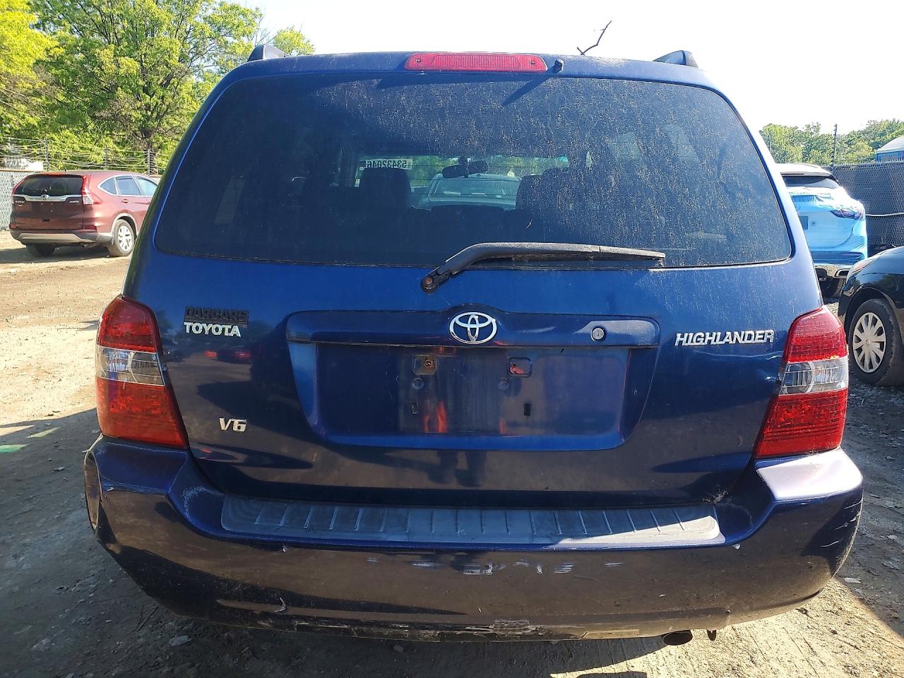 2006 Toyota Highlander Limited Blue vin: JTEGP21AX60122883