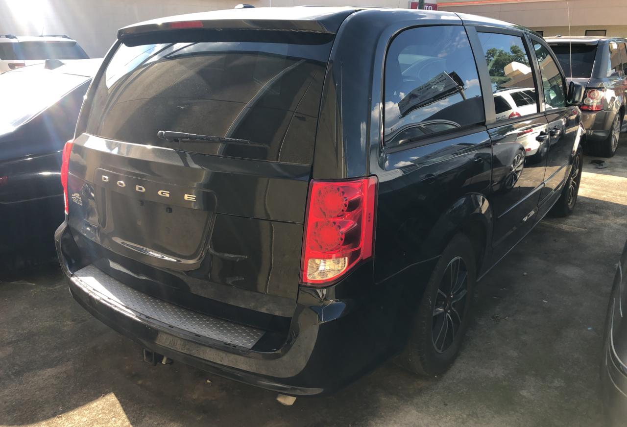 2015 Dodge Grand Caravan Se   Черный vin: 2C4RDGBG5FR625961