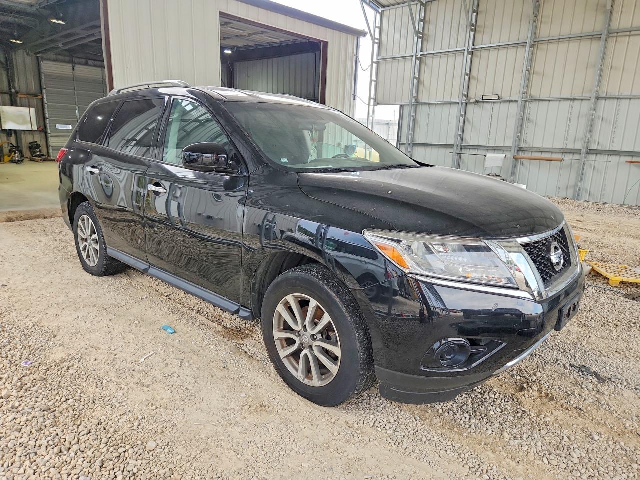 2013 Nissan Pathfinder S Black vin: 5N1AR2MN2DC666546