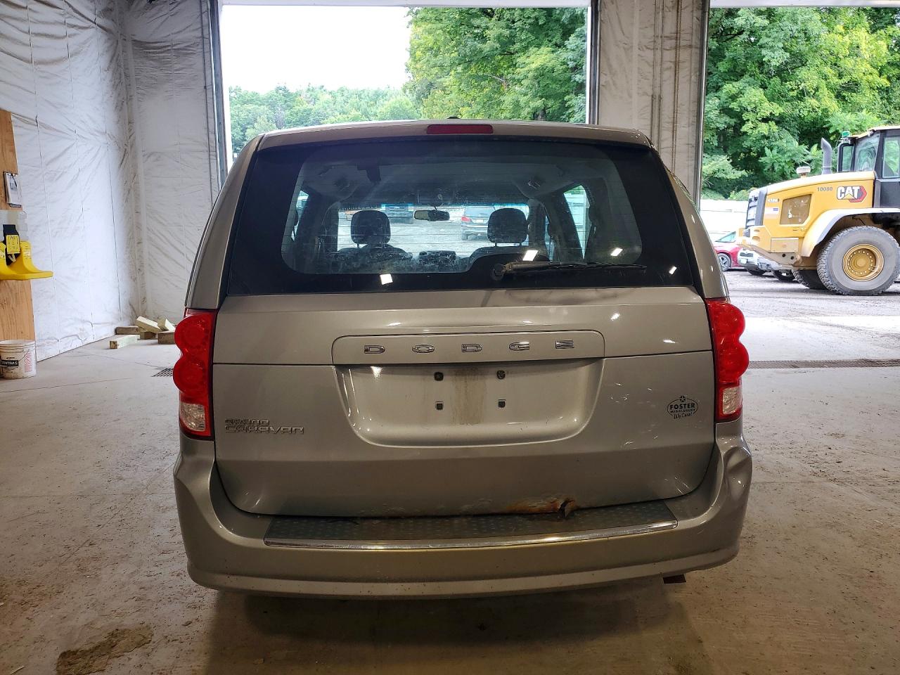 2015 Dodge Grand Caravan Se Silver vin: 2C4RDGBG8FR683028