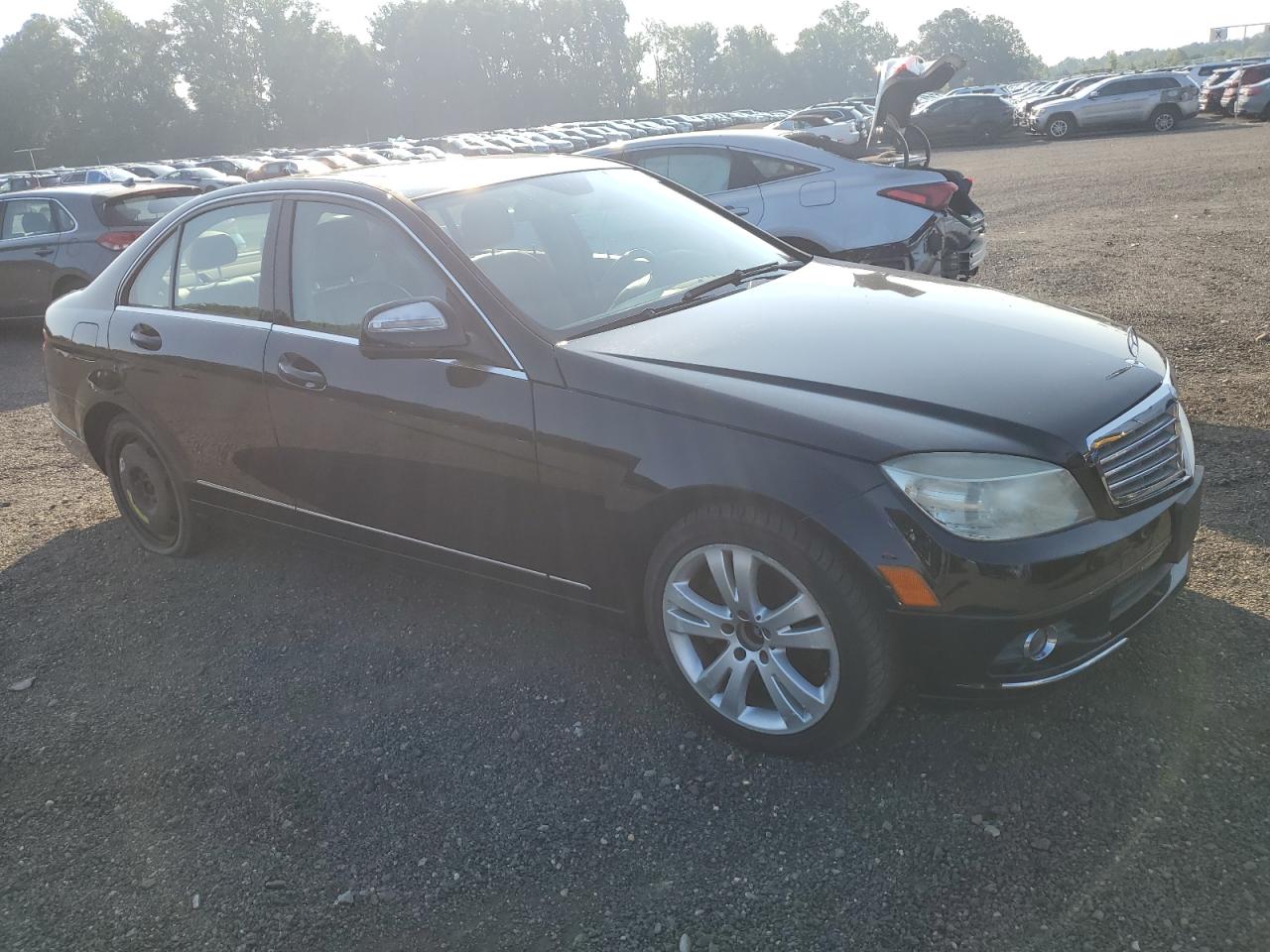 2008 Mercedes-benz C 300 4matic Black vin: WDDGF81X98F165566