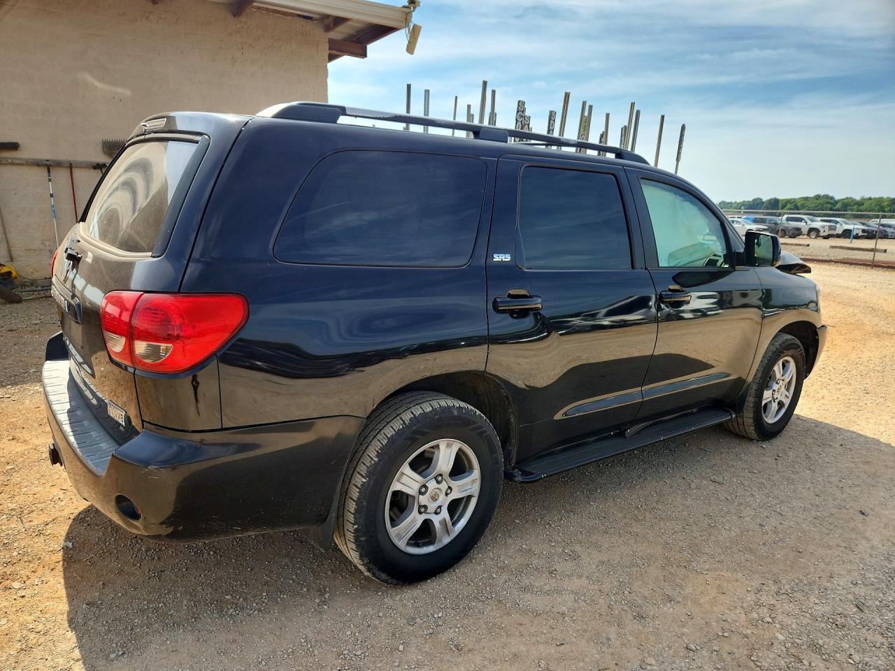 2008 Toyota Sequoia Sr5 Black vin: 5TDZY64A88S001959