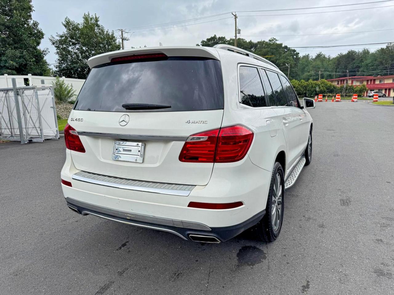 2014 Mercedes-benz Gl 450 4matic White vin: 4JGDF7CE8EA333737