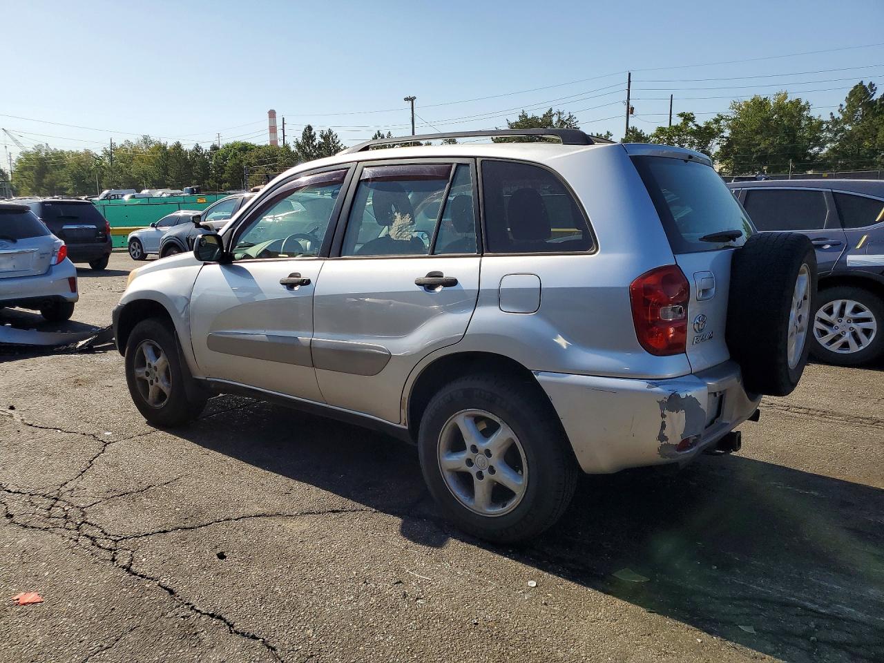 2005 Toyota Rav4 Base Silver vin: JTEGD20V756002824