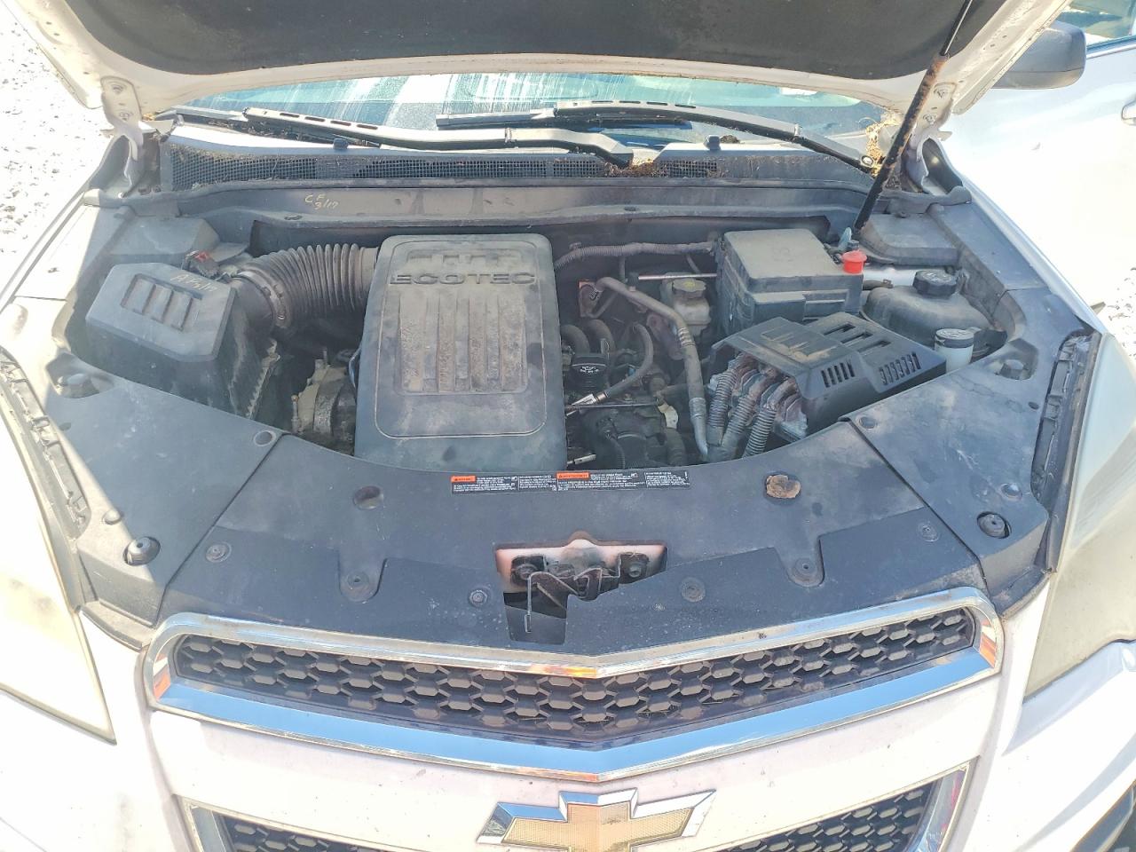 2014 Chevrolet Equinox Ls White vin: 2GNALAEK1E1141769