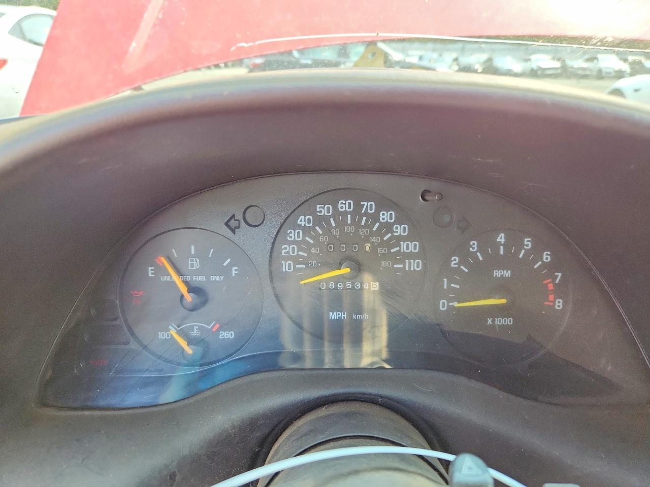 1995 Chevrolet Monte Carlo Z34 Red vin: 2G1WX12X3S9289995