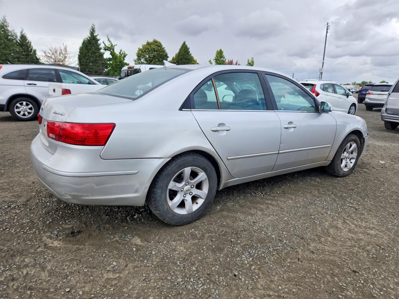 2009 Hyundai Sonata Gls Silver vin: 5NPET46C99H452244