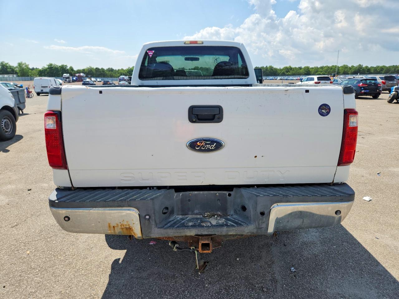 2008 Ford F250 Super Duty White vin: 1FTNF21598EC00528