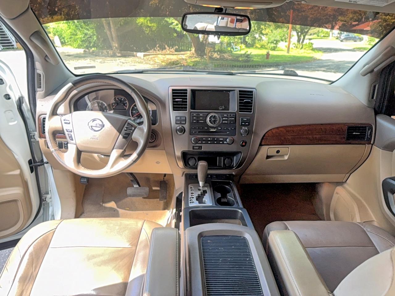 2015 Nissan Armada Sl Белый vin: 5N1AA0ND5FN608634