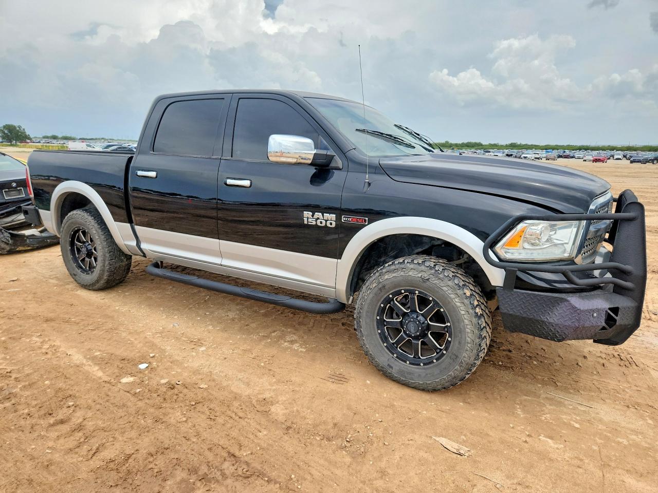 2014 Ram 1500 Laramie Черный vin: 1C6RR7NM6ES297716
