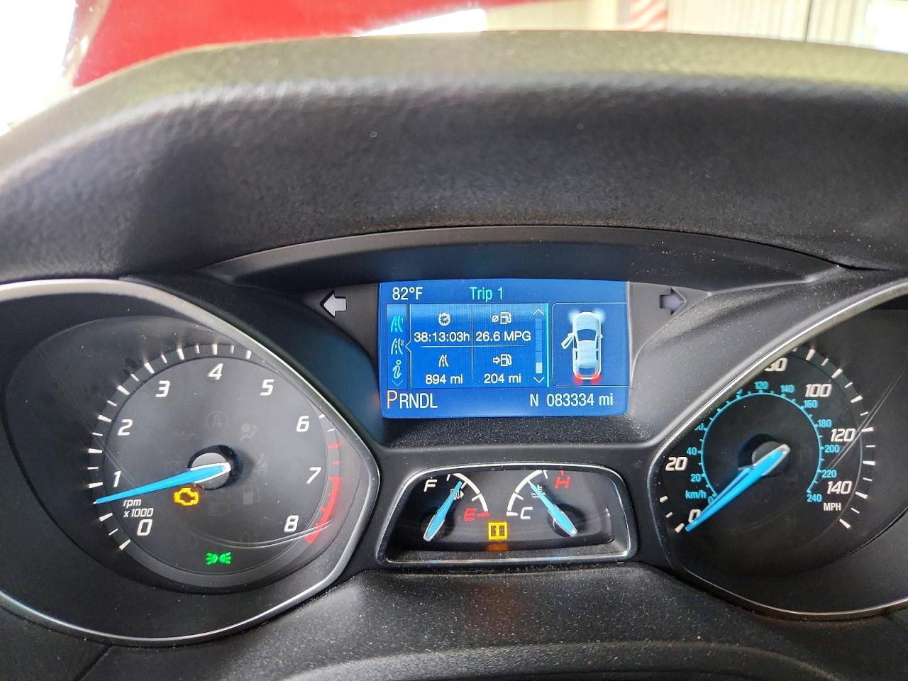 2014 Ford Focus Se Красный vin: 1FADP3F29EL439460