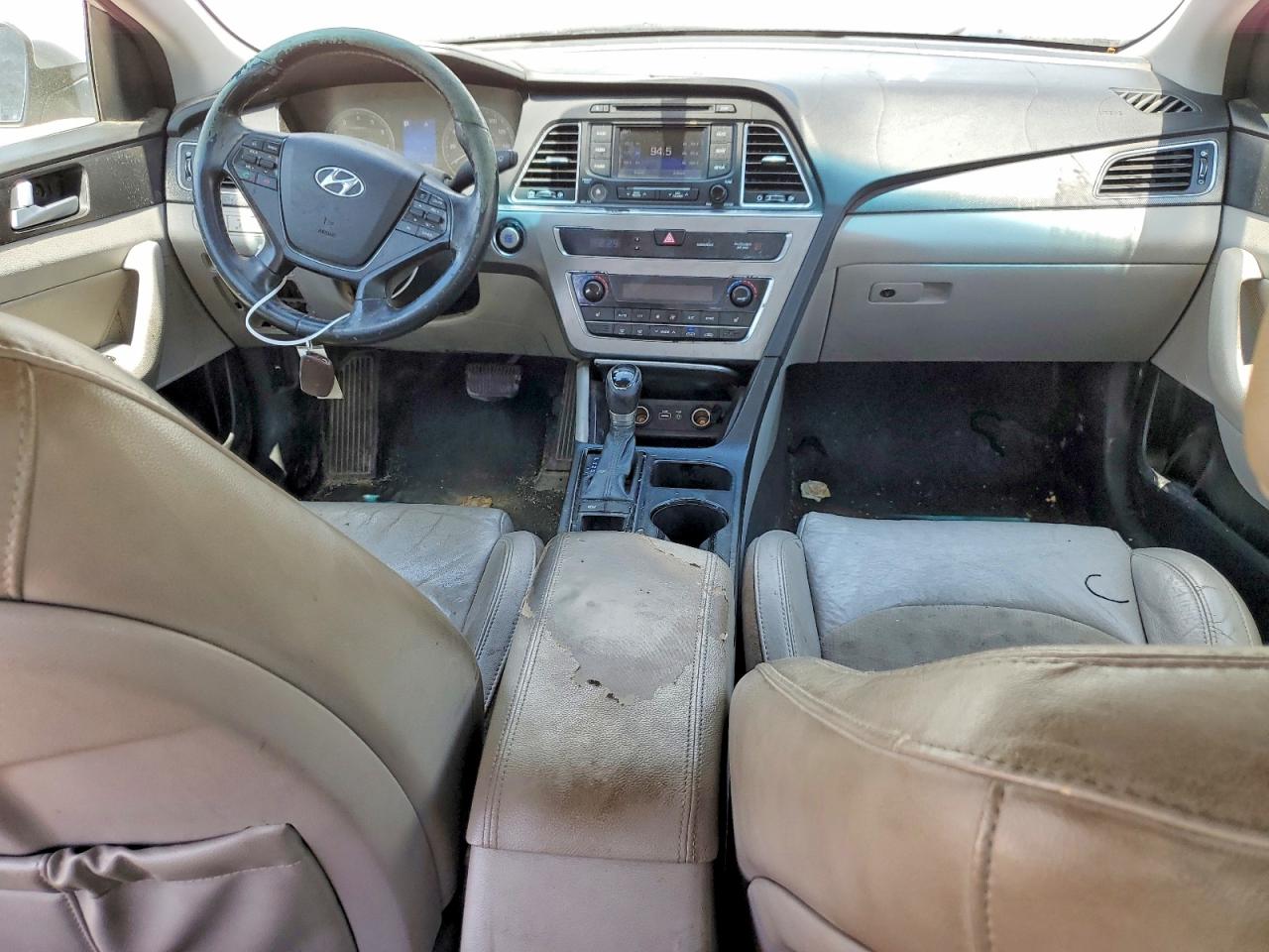 2015 Hyundai Sonata Sport Silver vin: 5NPE34AF4FH114795