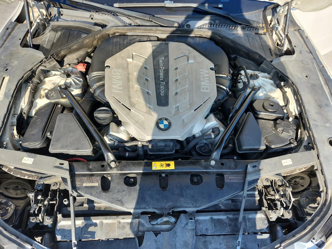 2011 Bmw 750 Li White vin: WBAKX8C59BC198179