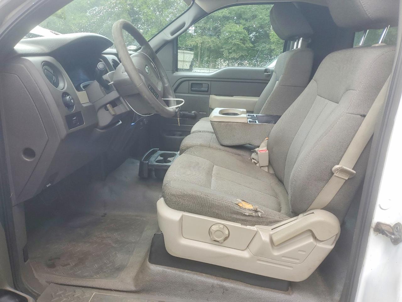 2009 Ford F150 White vin: 1FTRF12W49KA97573