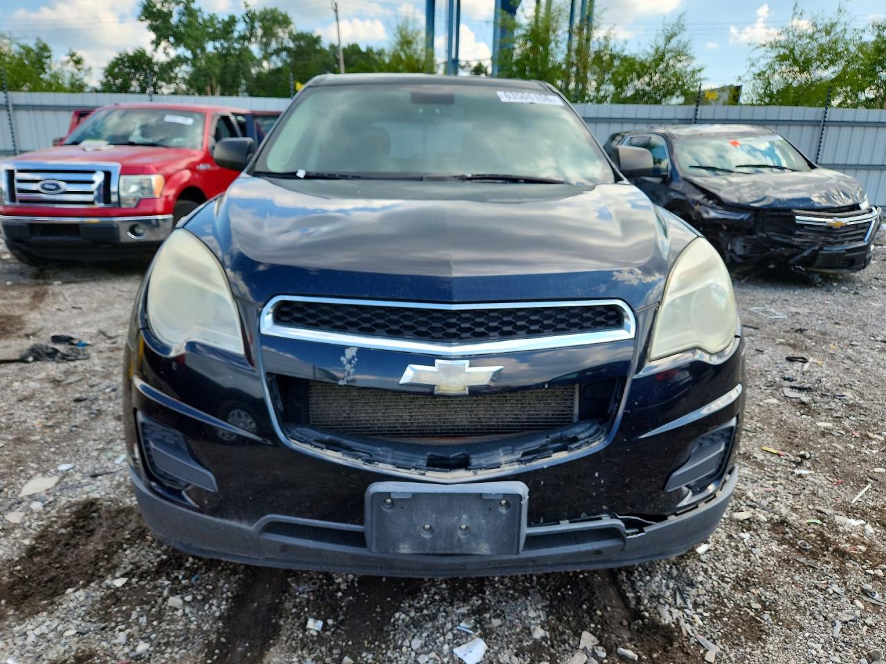 2012 Chevrolet Equinox Ls Black vin: 2GNFLCEK9C6142136