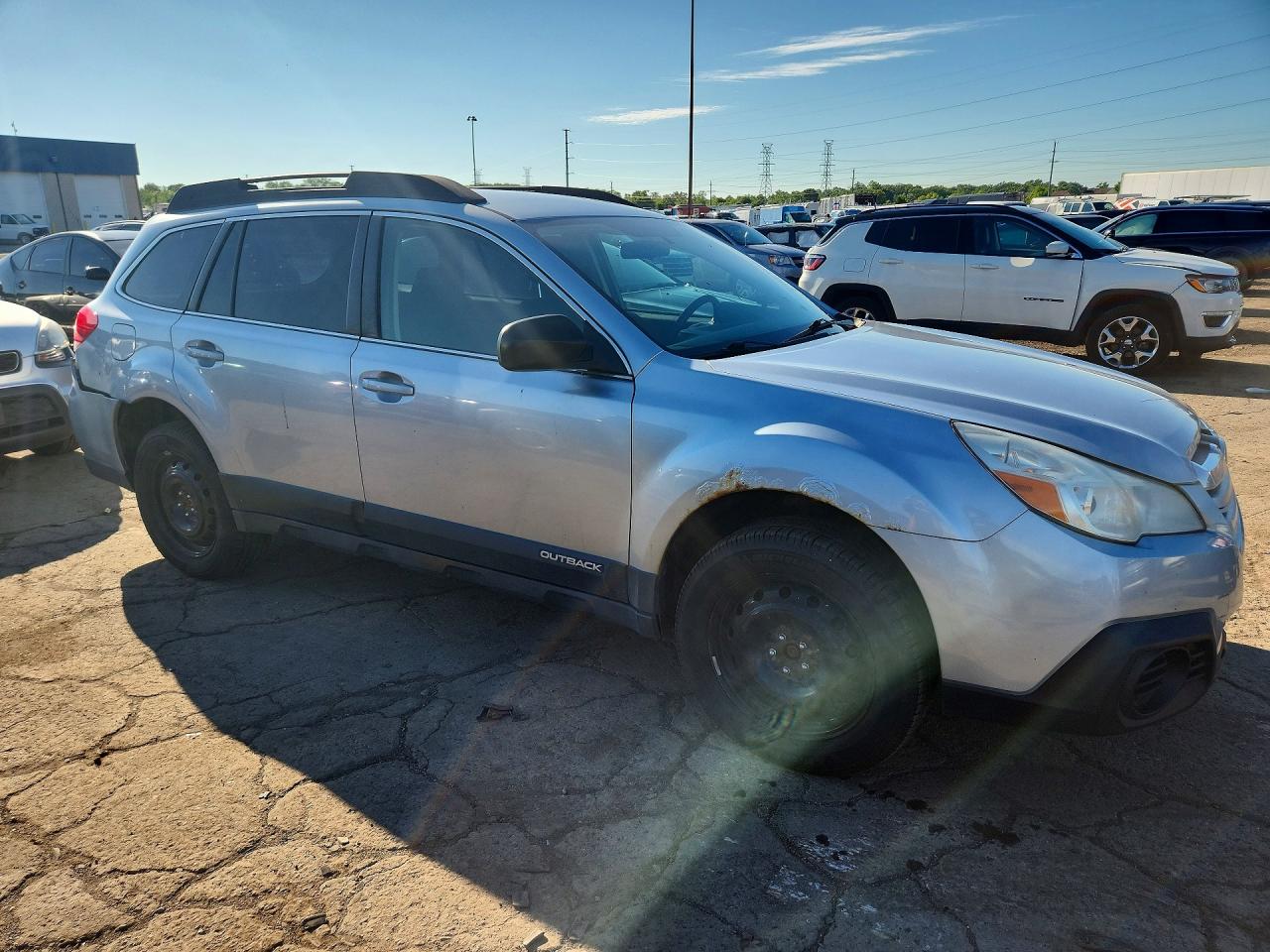 2014 Subaru Outback 2.5i Синий vin: 4S4BRCAC8E3320712