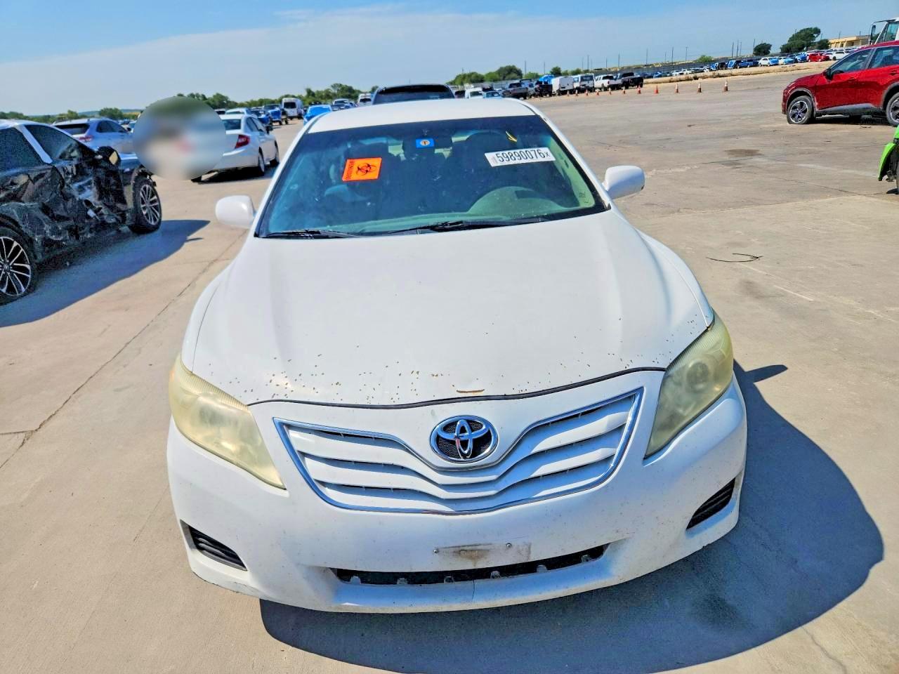 2010 Toyota Camry Le White vin: 4T1BF3EK9AU540486