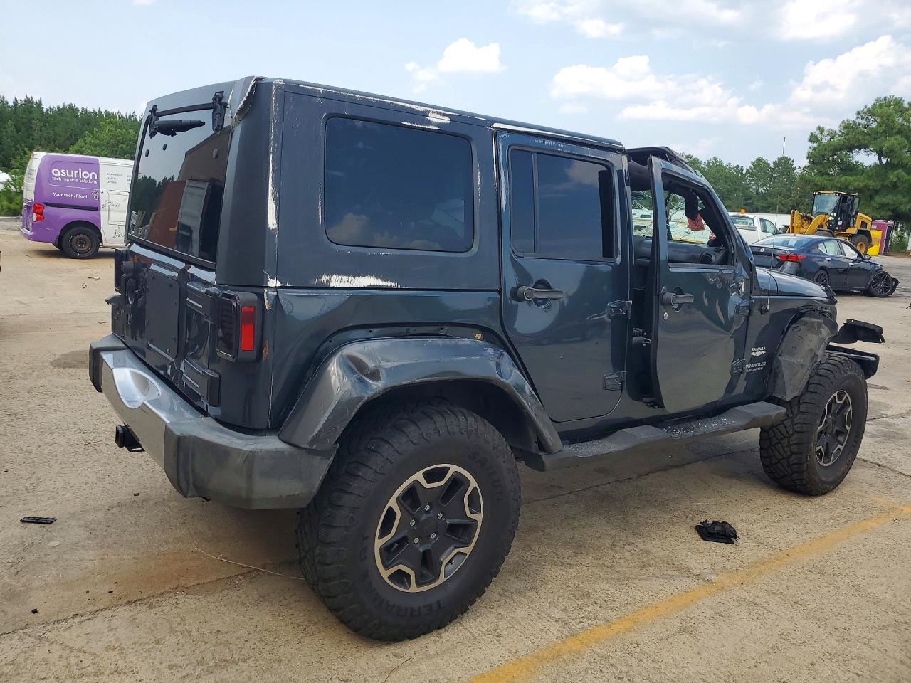 2007 Jeep Wrangler Sahara Blue vin: 1J4GB59177L199570
