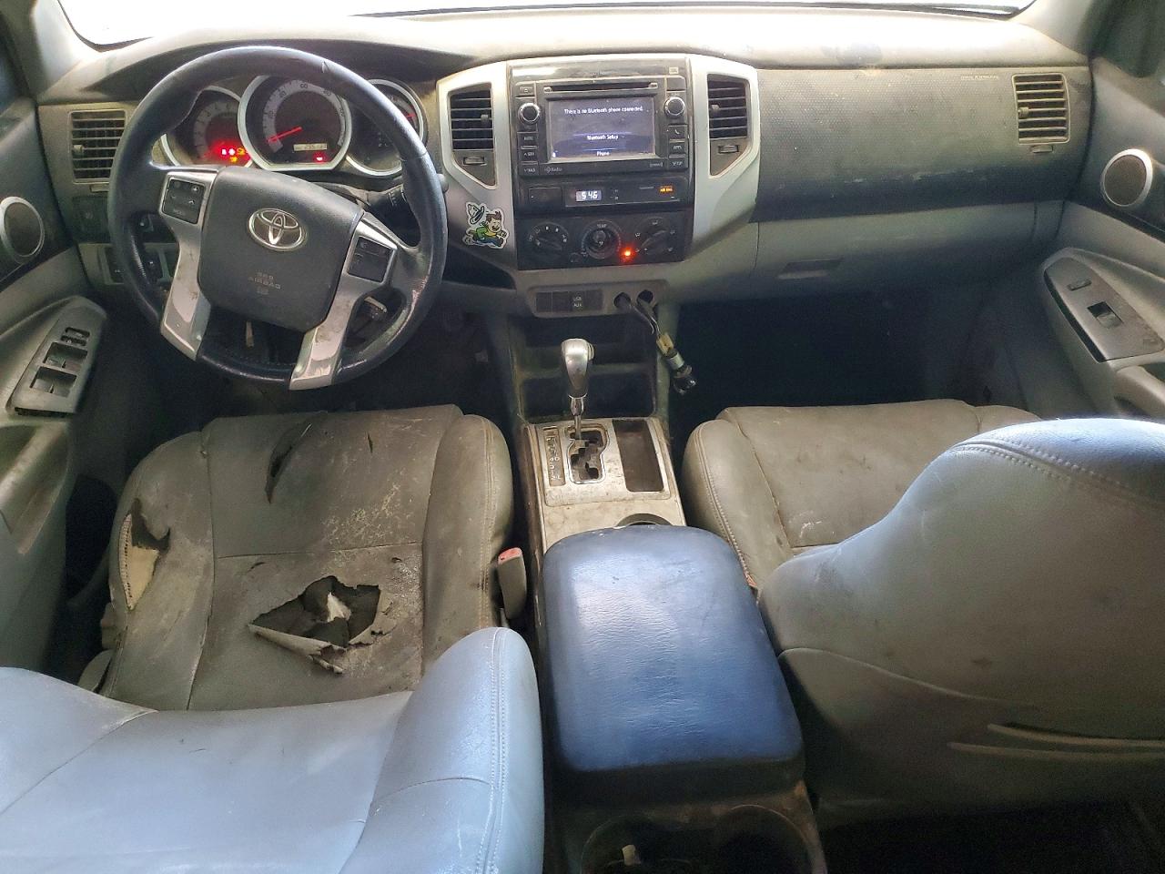 2013 Toyota Tacoma Double Cab Gray vin: 3TMJU4GN9DM147356