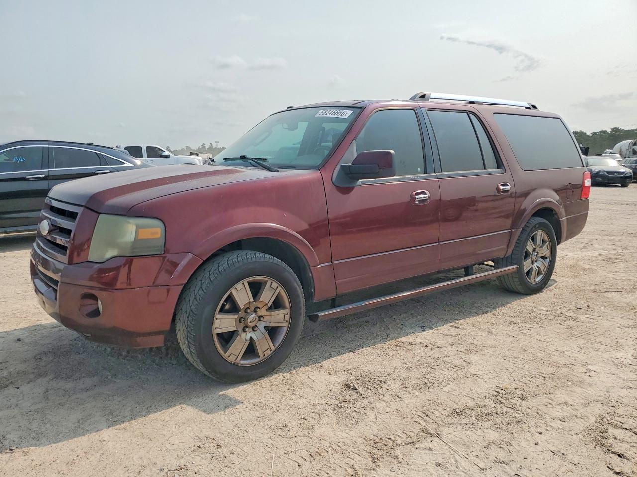 2009 Ford Expedition El Limited Maroon vin: 1FMFK19529LA12845